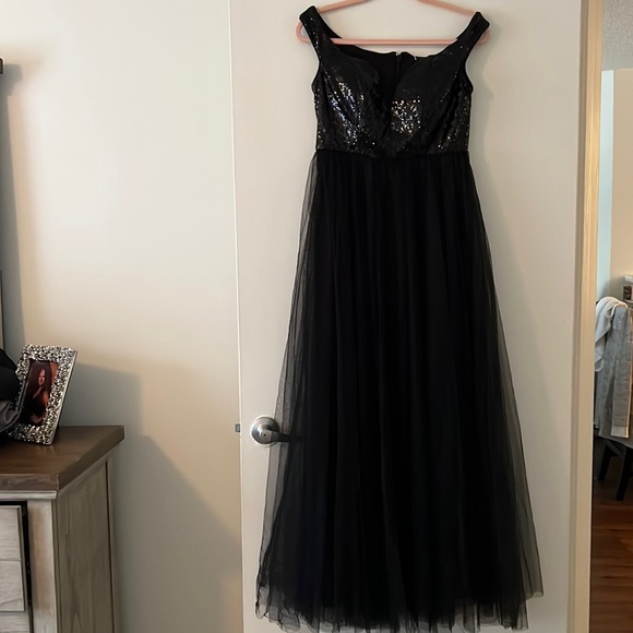 Women Sequins dress off shoulder